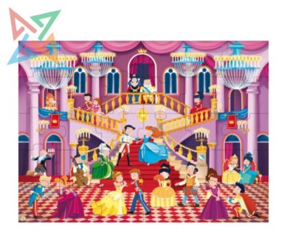 Manolito-SASSI: Libro + Puzzle Gigante de 30 piezas (Caja Redonda) - El Baile De La Princesa - Imagen 2