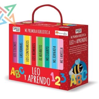Manolito-SASSI: Mi Primera Biblioteca - LEO Y APRENDO (Tapa Dura)
