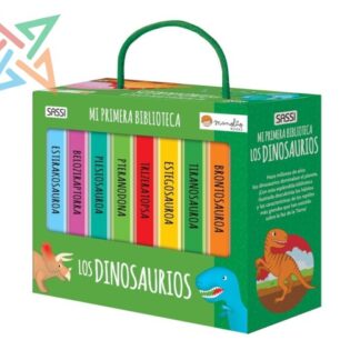 Manolito-SASSI: Mi Primera Biblioteca - LOS DINOSAURIOS (Tapa Dura)