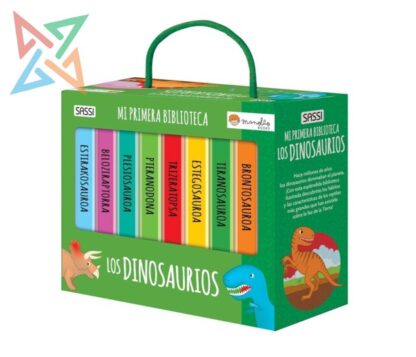 Manolito-SASSI: Mi Primera Biblioteca - LOS DINOSAURIOS (Tapa Dura)