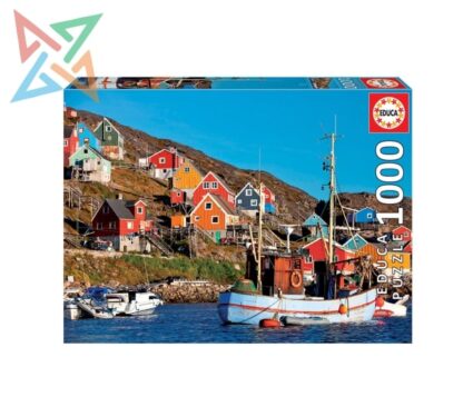 ROMPECABEZAS PUZZLE EDUCA 1000 piezas Nro 17745: Casas Nórdicas