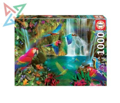 ROMPECABEZAS PUZZLE EDUCA 1000 piezas Nro 18457: Loros Tropicales