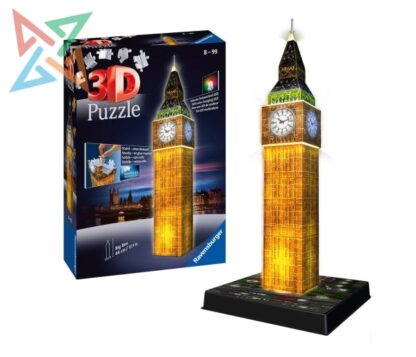 Rompecabezas Puzzle Ravensburger 3D 216 piezas: Big Ben - Londres - No.125883