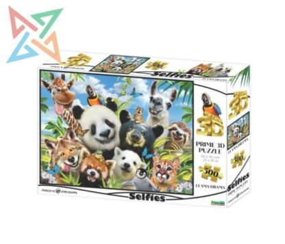 ROMPECABEZAS PUZZLE PRIME 3D 500 piezas: Selfies - Llama Drama