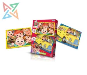 ROMPECABEZAS PUZZLE TAPIMOVIL: COCOMELON 2 Puzzles de 12 y 18 piezas ...