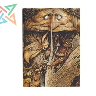 LIBRETA PAPERBLANKS - Tamaño Midi Rayado 144 páginas: Criaturas Traviesas, El Mundo de las Hadas de Brian Froud