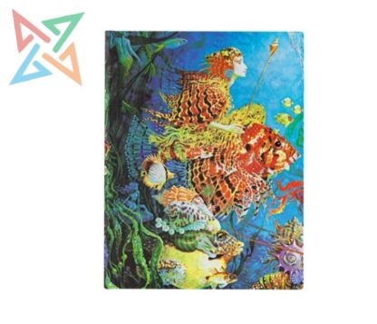 LIBRETA PAPERBLANKS - Tamaño Midi Rayado 144 páginas: Fantasías Marinas, Viajes Fantásticos