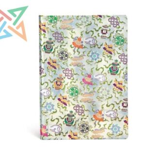 LIBRETA PAPERBLANKS - Tamaño Midi Rayado 144 páginas: Shankha, Tejidos Tibetanos Sagrados
