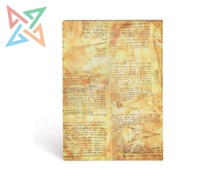 LIBRETA PAPERBLANKS - Tamaño Midi Rayado 176 páginas: El Sol y la Luz de la Luna, Bocetos de Leonardo da Vinci - Imagen 2