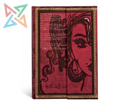 LIBRETA PAPERBLANKS - Tamaño Mini Liso 176 páginas: Amy Winehouse, Lágrimas Secas - Colección Manuscritos Bellos