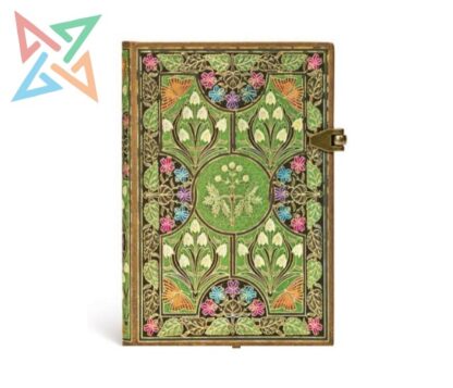 LIBRETA PAPERBLANKS - Tamaño Mini Liso 176 páginas: Poesía en Flor - Ilustraciones Botánicas