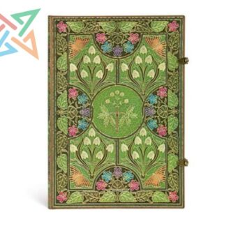 LIBRETA PAPERBLANKS - Tamaño Grande Liso 128 páginas: Poesía en Flor