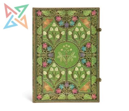 LIBRETA PAPERBLANKS - Tamaño Grande Liso 128 páginas: Poesía en Flor