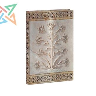 LIBRETA PAPERBLANKS - Tamaño Mini Rayado 176 páginas: Agra, Flores del Taj Mahal