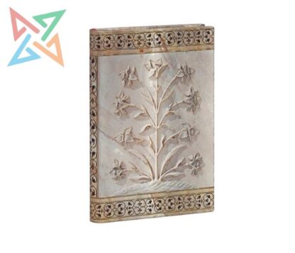 LIBRETA PAPERBLANKS - Tamaño Mini Rayado 176 páginas: Agra, Flores del Taj Mahal