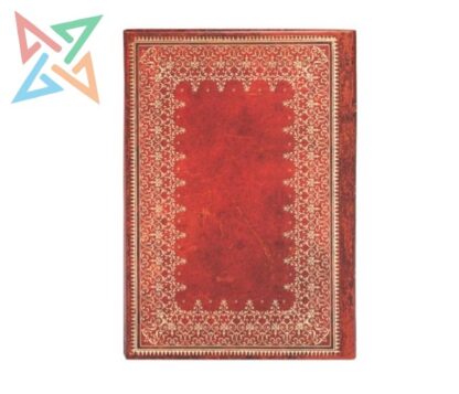 LIBRETA PAPERBLANKS - Tamaño Mini Rayado 176 páginas: Hoja de Oro, Colección Cuero Antiguo - Imagen 2