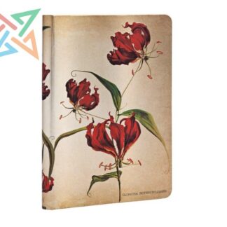 LIBRETA PAPERBLANKS - Tamaño Mini Rayado 176 páginas: Lirio Glorioso