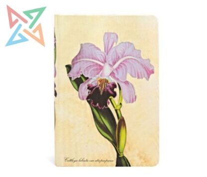 LIBRETA PAPERBLANKS - Tamaño Mini Rayado 176 páginas: Orquídea Brasileña, Ilustraciones Botánicas