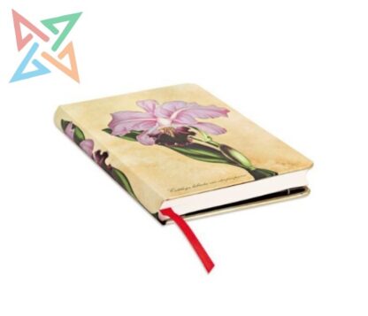 LIBRETA PAPERBLANKS - Tamaño Mini Rayado 176 páginas: Orquídea Brasileña, Ilustraciones Botánicas - Imagen 2