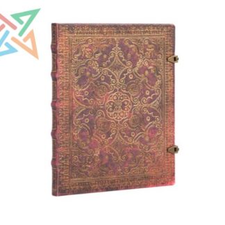 LIBRETA PAPERBLANKS - Tamaño Ultra Rayado 144 páginas: Carmín, Equinoxe