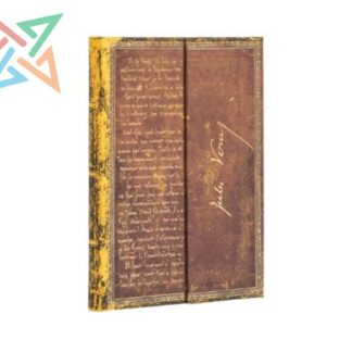 LIBRETA PAPERBLANKS - Tamaño Ultra Rayado 144 páginas: Verne, La Vuelta al Mundo - Colección Manuscritos Bellos