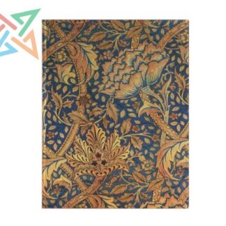 LIBRETA PAPERBLANKS - Tamaño Ultra Rayado 176 páginas: Danza del Viento, William Morris