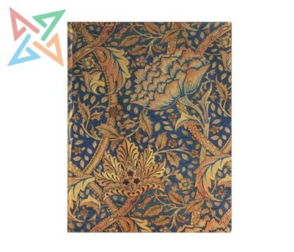 LIBRETA PAPERBLANKS - Tamaño Ultra Rayado 176 páginas: Danza del Viento, William Morris