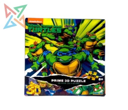 ROMPECABEZAS PUZZLE PRIME 3D 100 piezas: TORTUGAS NINJA MUTANTES