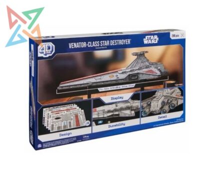 ROMPECABEZAS PUZZLE 4D Build - STAR WARS: DESTRUCTOR ESTELAR VENATOR 288 PIEZAS