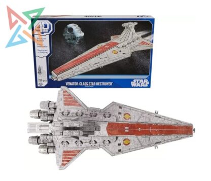 ROMPECABEZAS PUZZLE 4D Build - STAR WARS: DESTRUCTOR ESTELAR VENATOR 288 PIEZAS - Imagen 2