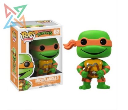 Funko Pop! Television - Tortugas Ninjas: Michelangelo (Naranja)