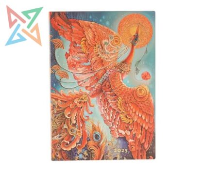 AGENDA PAPERBLANKS - Tamaño Midi 432 páginas: PÁJARO DE FUEGO