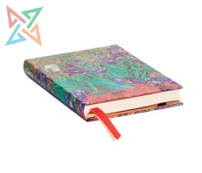 LIBRETA PAPERBLANKS - Tamaño Mini Rayado 176 páginas: LIRIOS DE VAN GOGH - Imagen 2