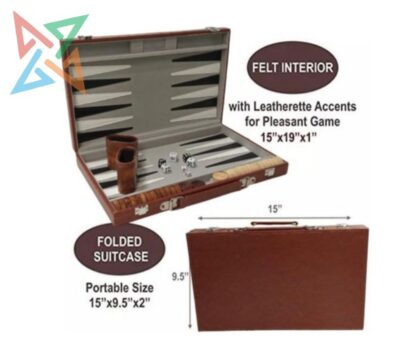 BACKGAMMON de LUJO en Maletín - Imagen 5