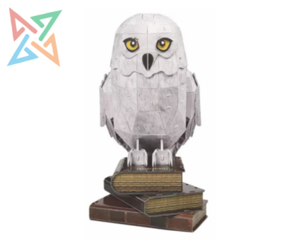 ROMPECABEZAS PUZZLE 4D Build - HARRY POTTER: HEDWIG 118 PIEZAS - Imagen 3
