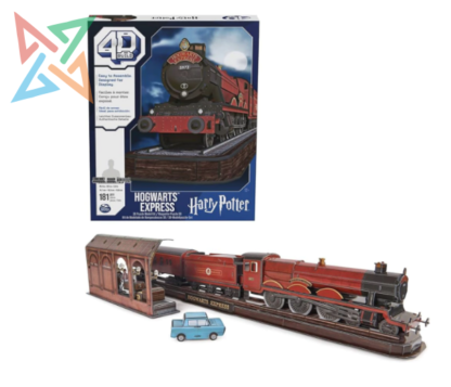ROMPECABEZAS PUZZLE 4D Build - HARRY POTTER: HOGWARTS EXPRESS 181 PIEZAS - Imagen 2