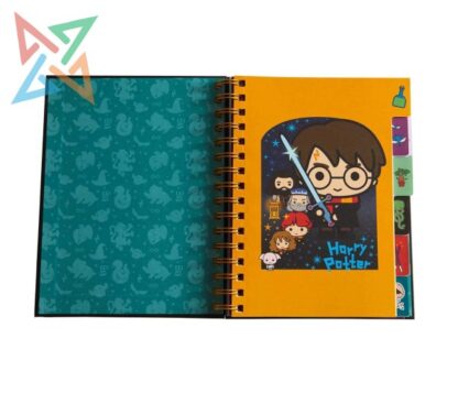 CUADERNO INSIGHTS ESPIRALADO - HARRY POTTER 21x16 Rayado 144 págs.: HOGWARTS (Con Stickers) (Tapa Dura) - Imagen 3