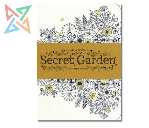 CUADERNO LAURENCE KING - SECRET GARDEN 14x11 (3 en 1: Liso de 64 págs. c/u): THREE MINI JOURNALS