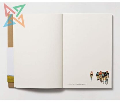 CUADERNO LAURENCE KING - THE CYCLIST'S BUCKET LIST 20x14: A ROAD BIKE JOURNAL (con 30 Desafíos y 115 hojas en Blanco) - Imagen 2