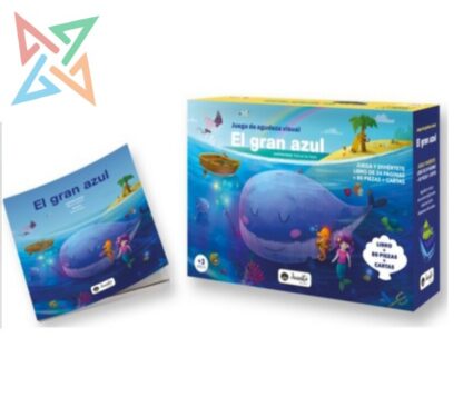 Colección Juanito: JUEGA y DIVIÉRTETE - El Gran Azul (Juego de Agudeza Visual) (Tapa Dura)