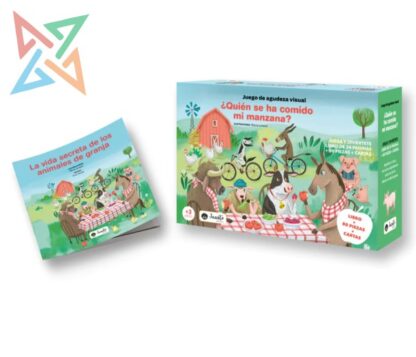 Colección Juanito: JUEGA y DIVIÉRTETE - ¿Quién se ha comido mi Manzana? (Juego de Agudeza Visual) (Tapa Dura)