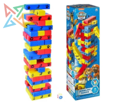 JENGA PAW PATROL (48 piezas + 1 dado)