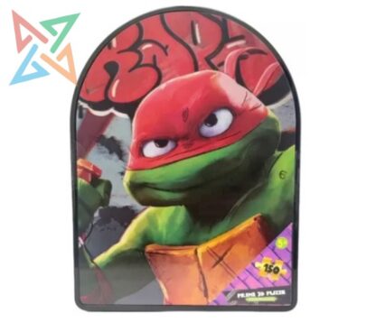 ROMPECABEZAS PUZZLE PRIME 3D 150 piezas en LATA: TORTUGAS NINJAS - RAPHAEL