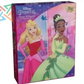 ROMPECABEZAS PUZZLE PRIME 3D 200 piezas: DISNEY PRINCESAS - MULÁN, AURORA, TIANA y ARIEL