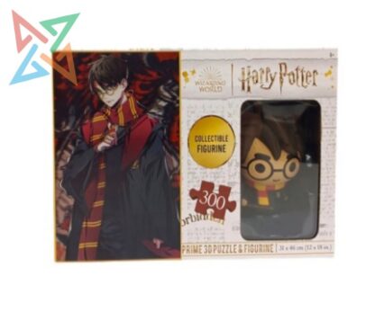 ROMPECABEZAS PUZZLE PRIME 3D 300 piezas + Muñeco: HARRY POTTER