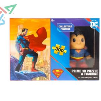 ROMPECABEZAS PUZZLE PRIME 3D 300 piezas + Muñeco: SUPERMAN