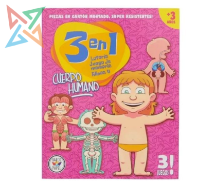 3 en 1 Barco de Papel - Cuerpo humano