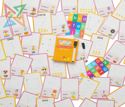 Cartas con Libro y Marcador Barco de Papel: Empiezo a Escribir - Imprenta Mayúscula y Minúscula - Imagen 2