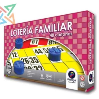 LOTERÍA FAMILIAR - 48 cartones