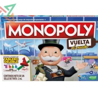 MONOPOLY VUELTA AL MUNDO (Con Tablero Deleble)